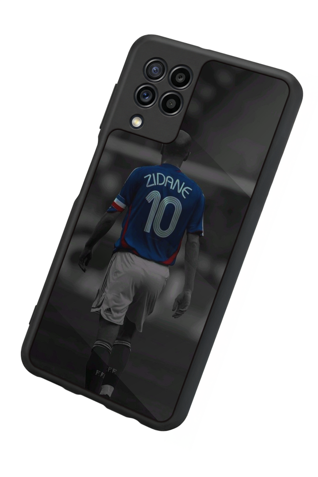 Samsung Galaxy M32 Uyumlu Zidane Tasarımlı Glossy Premium Kılıf