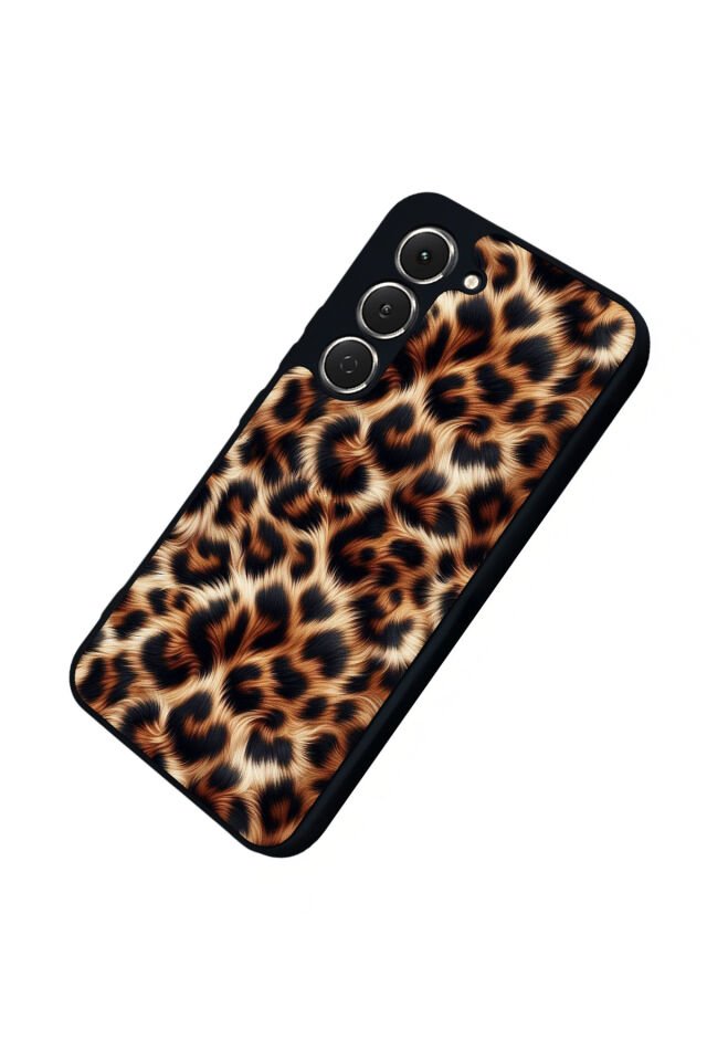 Tecno Spark 40 Pro Uyumlu Leopar Tasarımlı Glossy Premium Kılıf