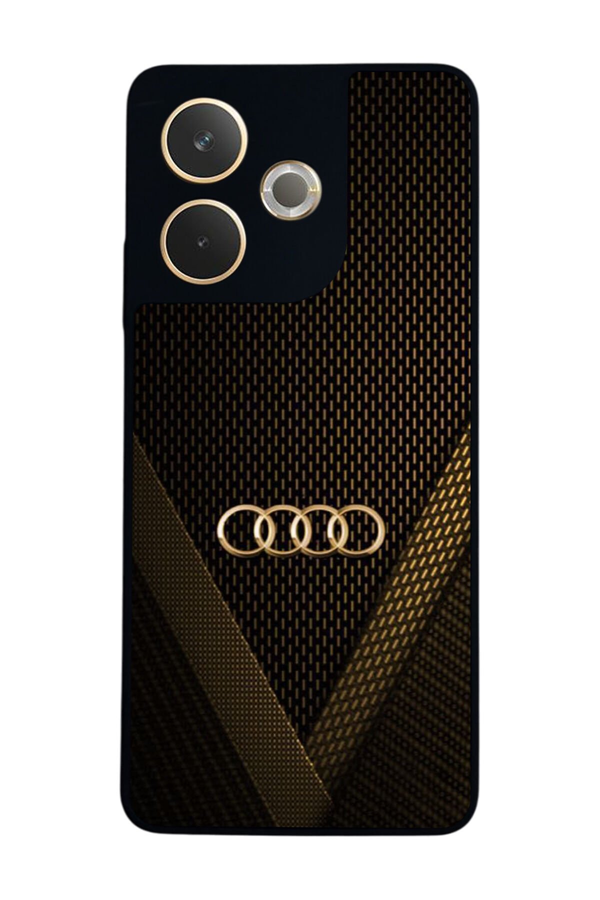 Oppo A5 Pro Uyumlu Audi Tasarımlı Glossy Premium Kılıf