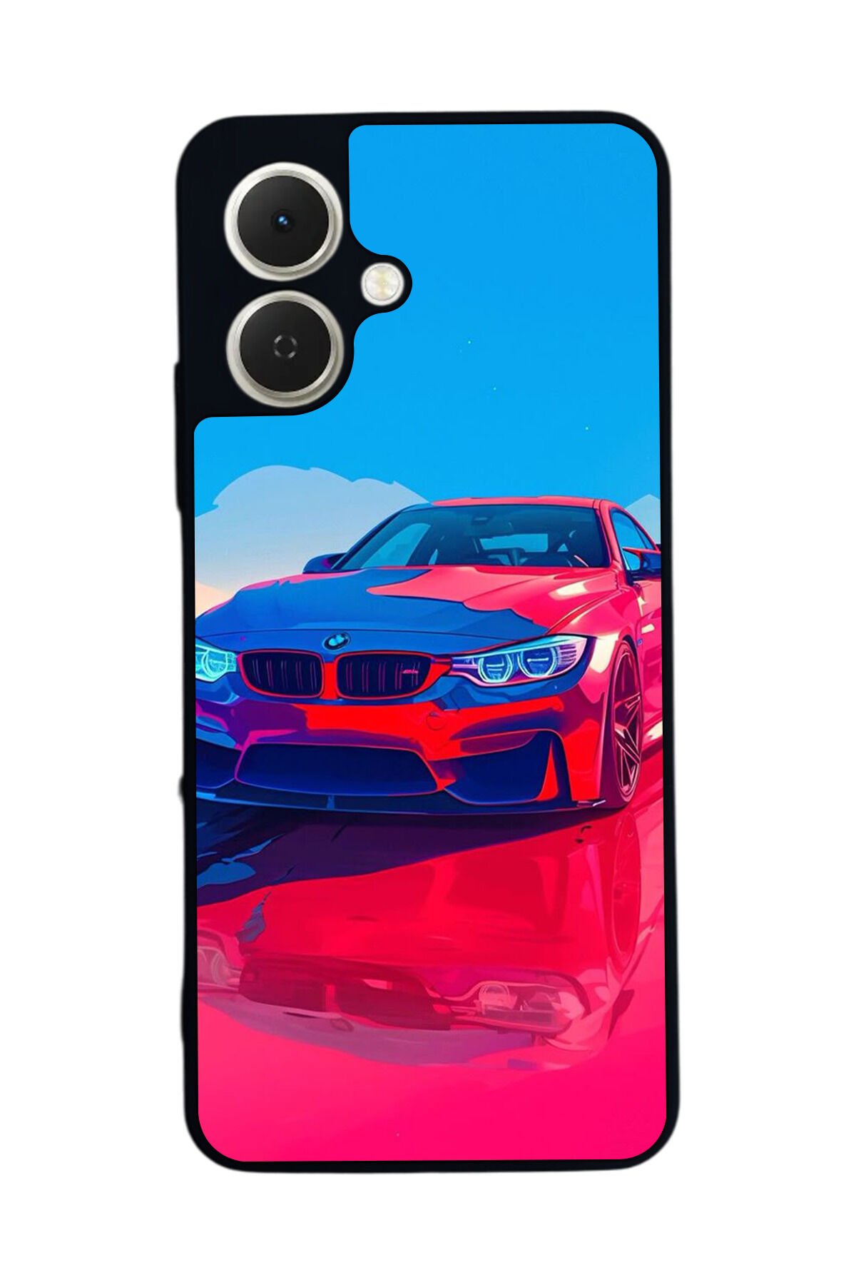 Tecno Spark GO 2 Uyumlu BMW Tasarımlı Glossy Premium Kılıf