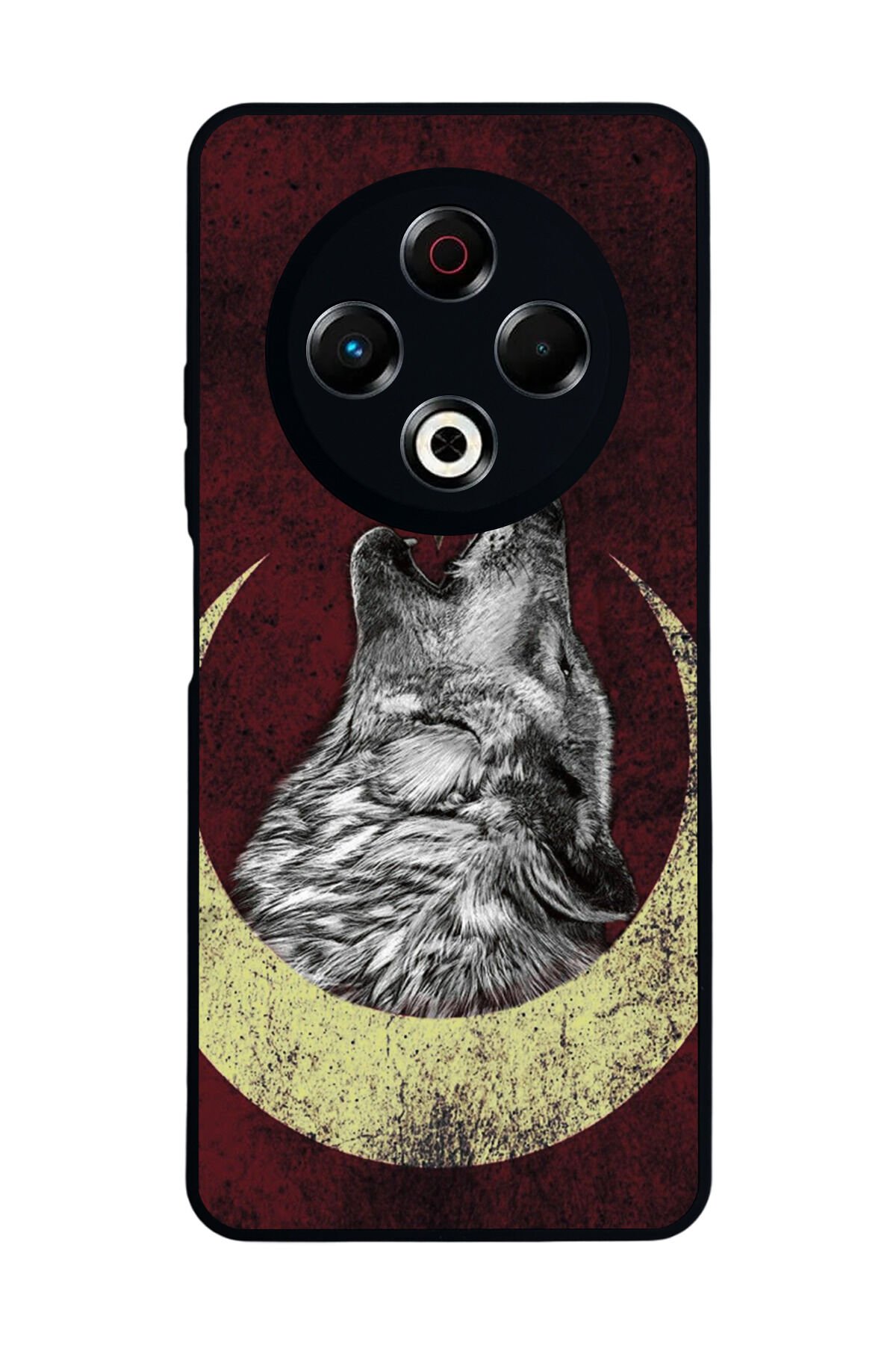 Tecno Spark 30 Uyumlu Bozkurt Tasarımlı Glossy Premium Kılıf