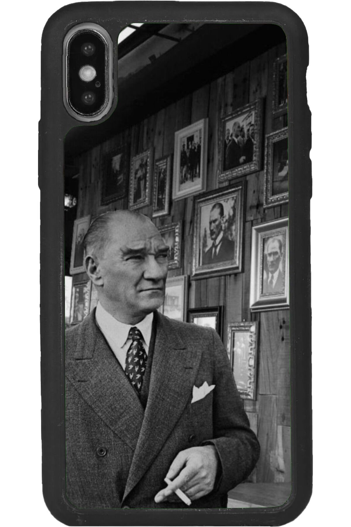 iPhone XS Max Uyumlu Mat Siyah uyumlu Kılıf – Yumuşak Silikon, Koruyucu, Şok Emici Kapak