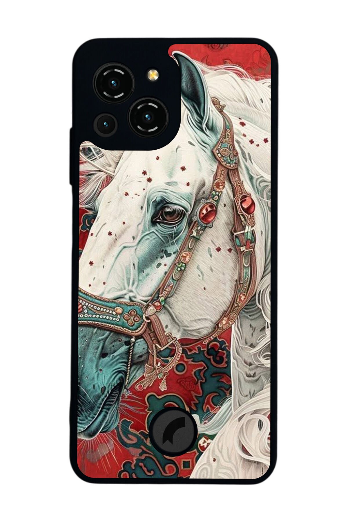 Reeder S23 Pro Max Uyumlu At Horse Tasarımlı Glossy Premium Kılıf