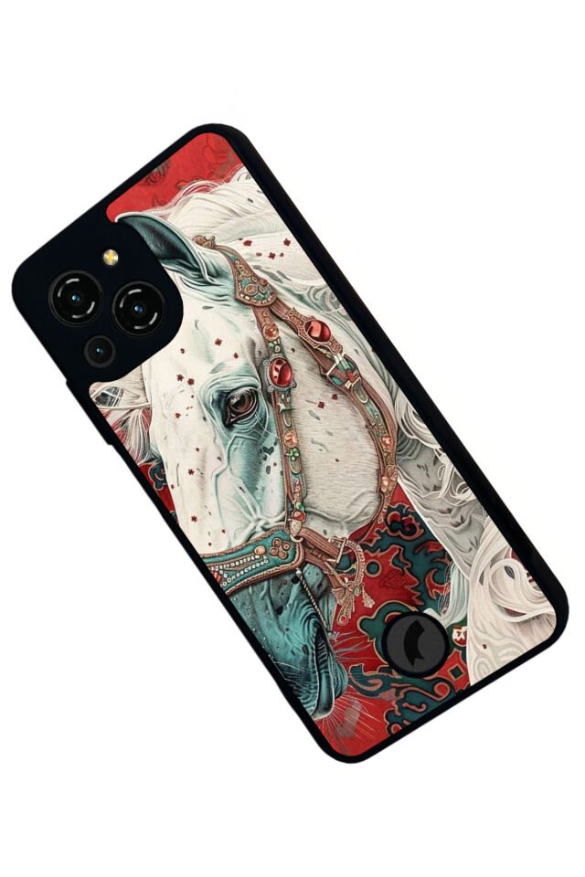Reeder S23 Pro Max Uyumlu At Horse Tasarımlı Glossy Premium Kılıf