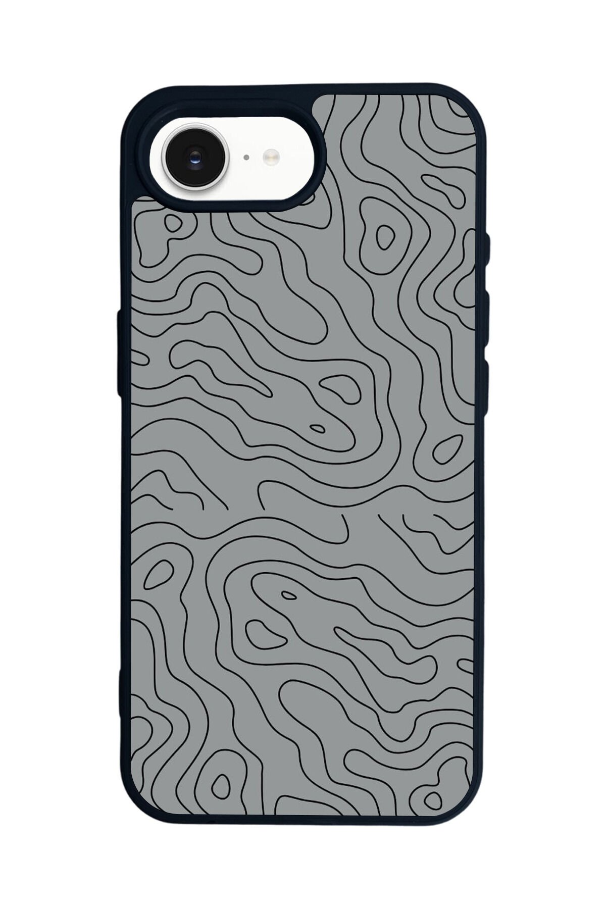 iPhone 16E Uyumlu Çizgi Sanatı Tasarımlı Glossy Premium Kılıf
