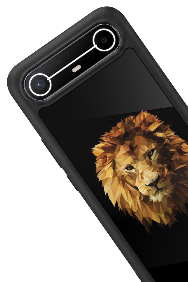 Tecno Spark Slim 5G Uyumlu Aslan Tasarımlı Glossy Premium Kılıf