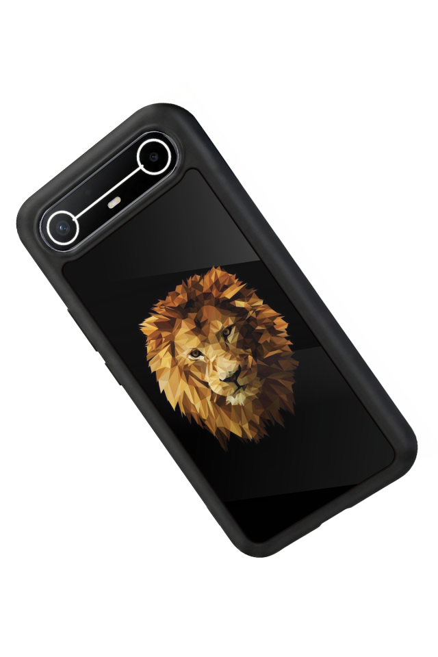 Tecno Spark Slim 5G Uyumlu Aslan Tasarımlı Glossy Premium Kılıf