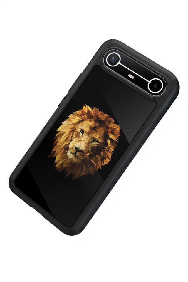 Tecno Spark Slim 5G Uyumlu Aslan Tasarımlı Glossy Premium Kılıf