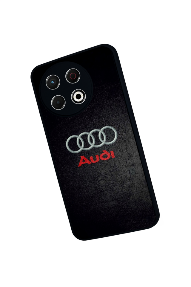 Tecno Spark 30 Pro Uyumlu Audi Tasarımlı Glossy Premium Kılıf