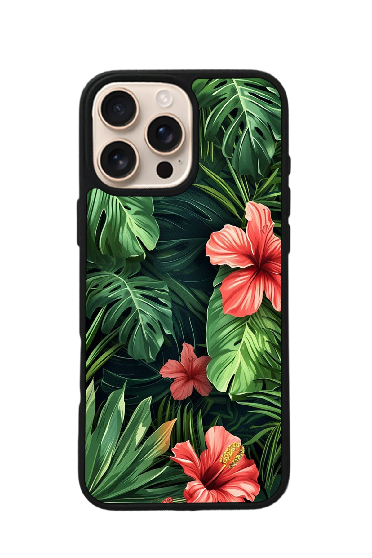 iPhone 14 Pro Max Uyumlu Botanik Tasarımlı Glossy Premium Kılıf