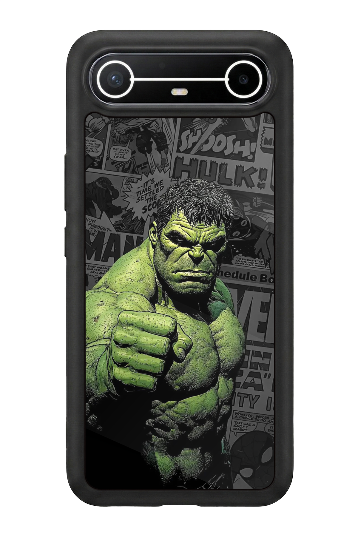 Tecno Spark Slim 5G Uyumlu Hulk Tasarımlı Glossy Premium Kılıf
