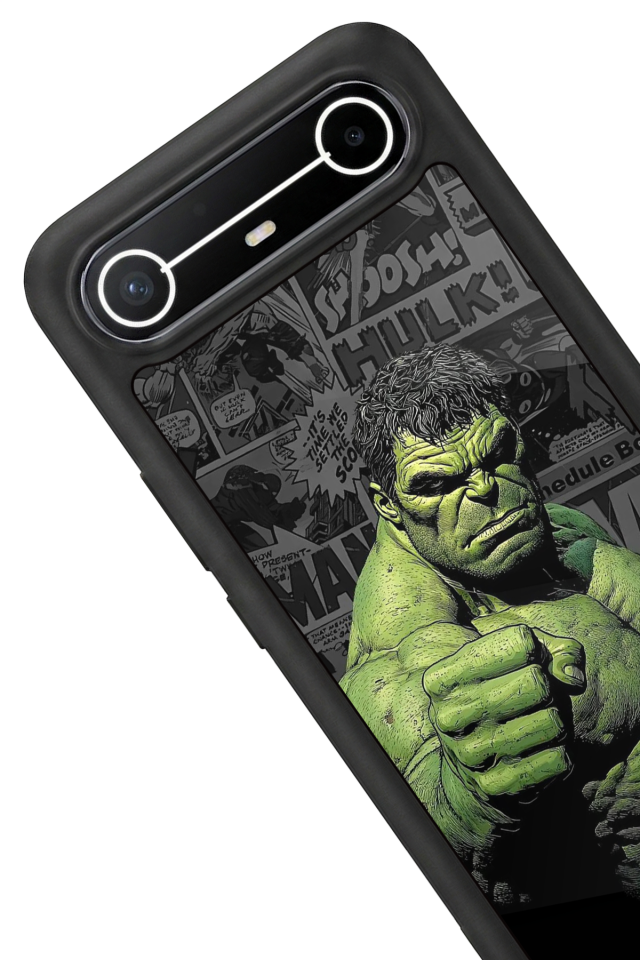 Tecno Spark Slim 5G Uyumlu Hulk Tasarımlı Glossy Premium Kılıf