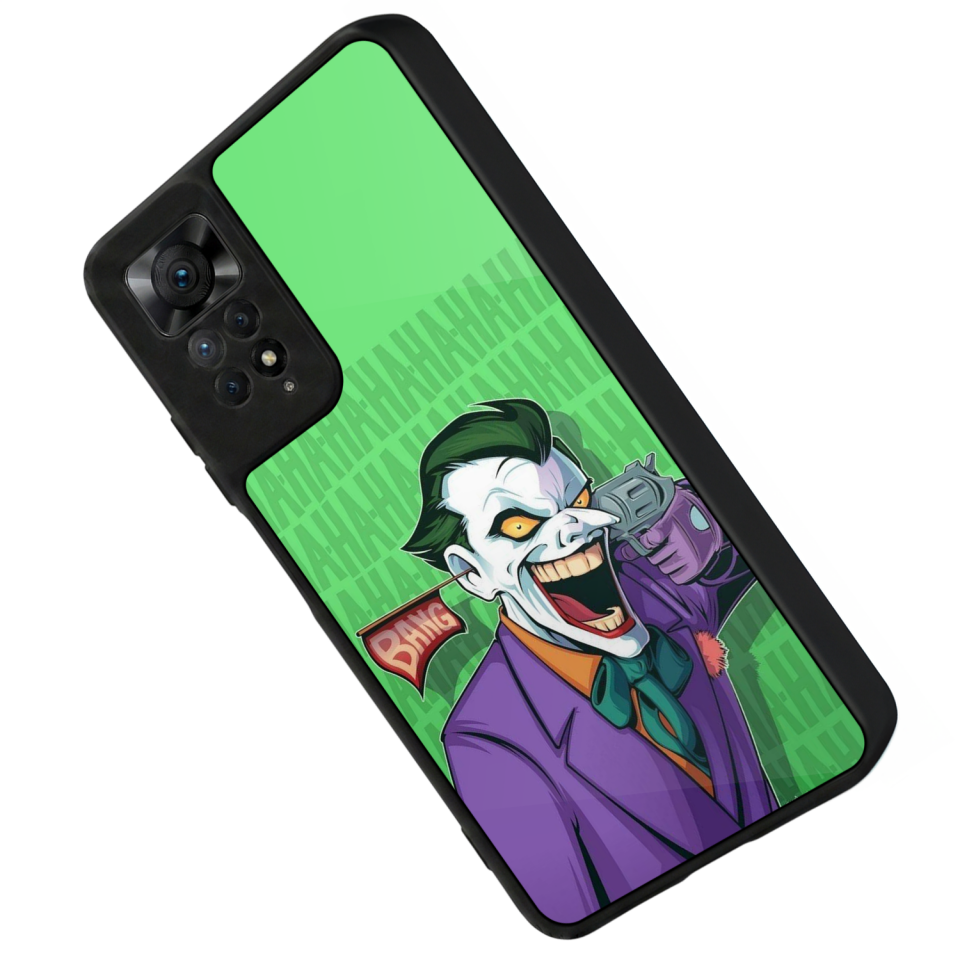 Xiaomi Redmi Note 12 Pro Uyumlu Joker Tasarımlı Glossy Premium Kılıf