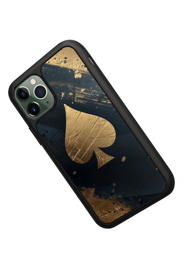 iPhone 11 Pro Uyumlu Kart Tasarımlı Glossy Premium Kılıf