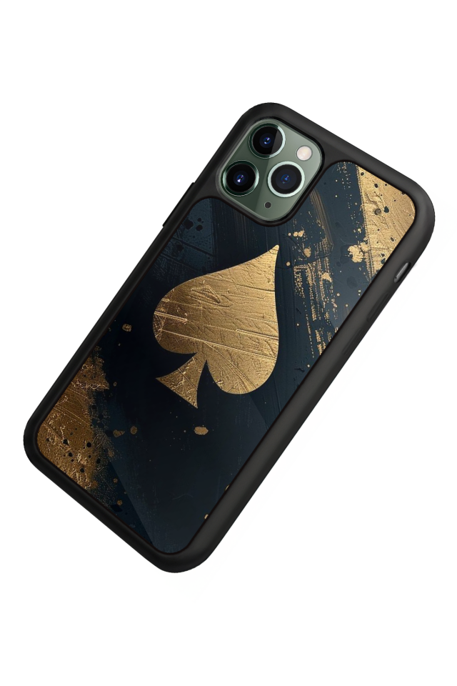 iPhone 11 Pro Uyumlu Kart Tasarımlı Glossy Premium Kılıf