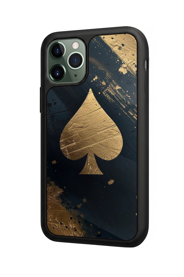 iPhone 11 Pro Uyumlu Kart Tasarımlı Glossy Premium Kılıf