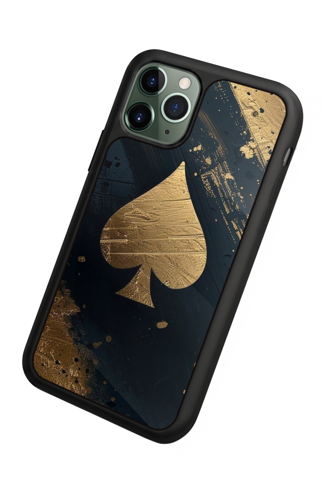 iPhone 11 Pro Uyumlu Kart Tasarımlı Glossy Premium Kılıf