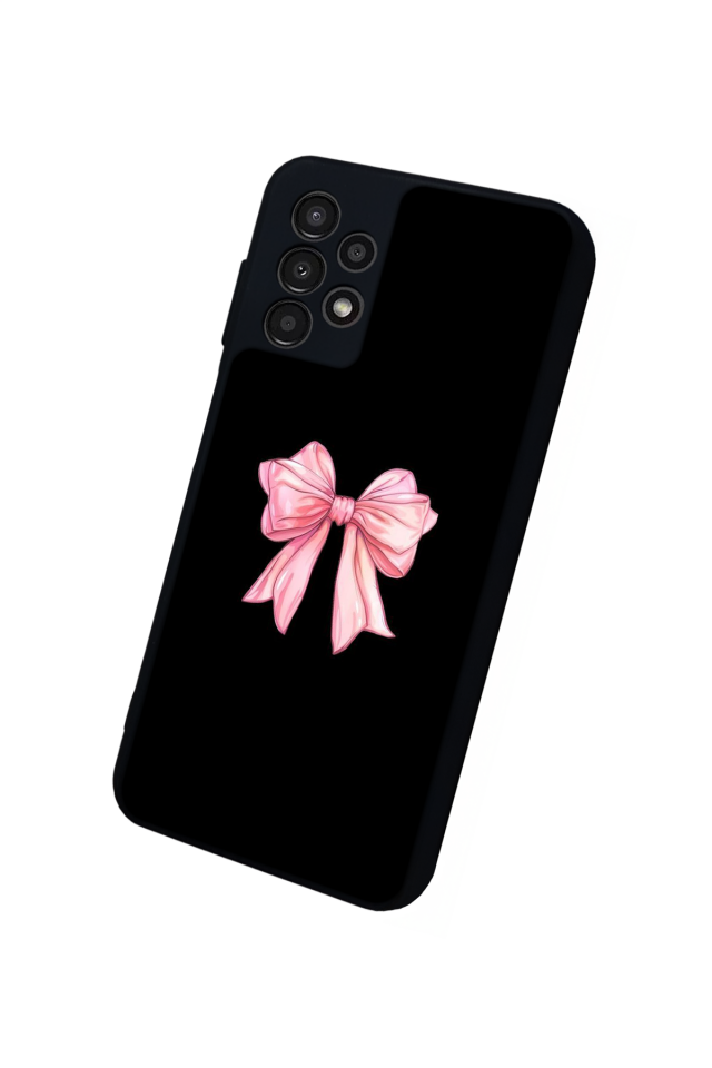 Samsung Galaxy A13 Uyumlu Kurdele Tasarımlı Glossy Premium Kılıf
