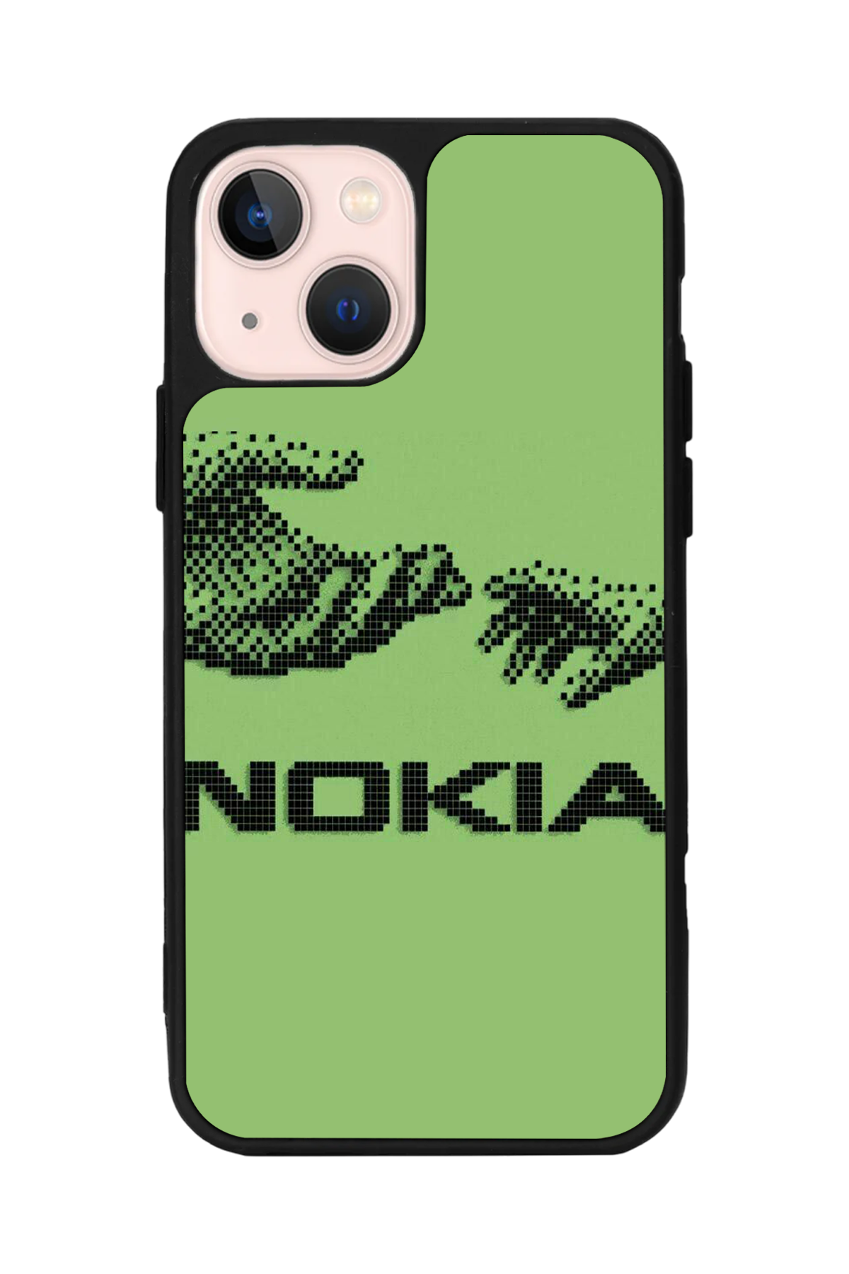iPhone 13 Mini Uyumlu Nokia Tasarımlı Glossy Premium Kılıf