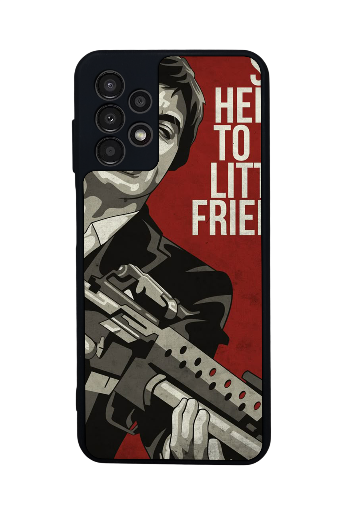 Samsung Galaxy A23 Uyumlu Scarface Tasarımlı Glossy Premium Kılıf