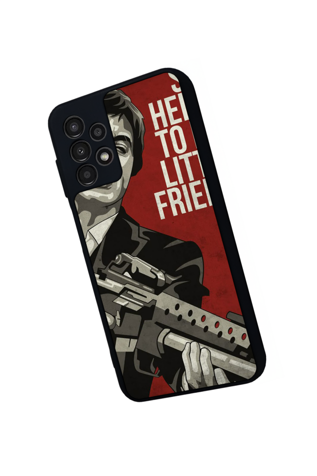 Samsung Galaxy A23 Uyumlu Scarface Tasarımlı Glossy Premium Kılıf