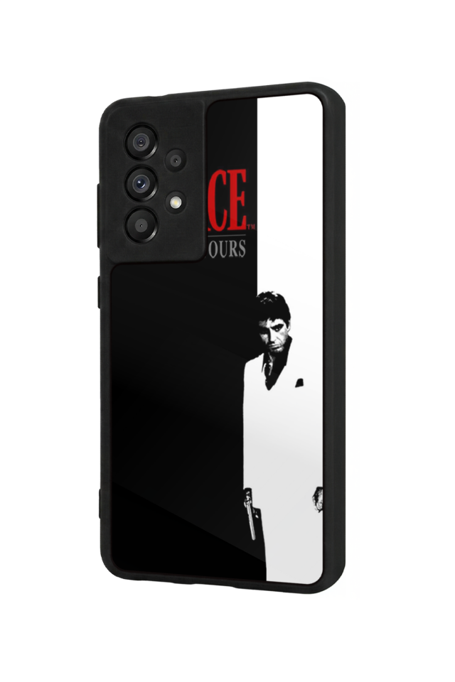 Samsung Galaxy A73 Uyumlu Scarface Tasarımlı Glossy Premium Kılıf