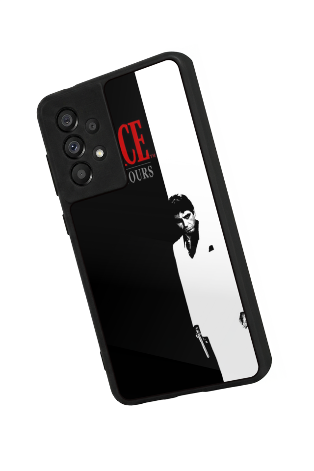 Samsung Galaxy A73 Uyumlu Scarface Tasarımlı Glossy Premium Kılıf