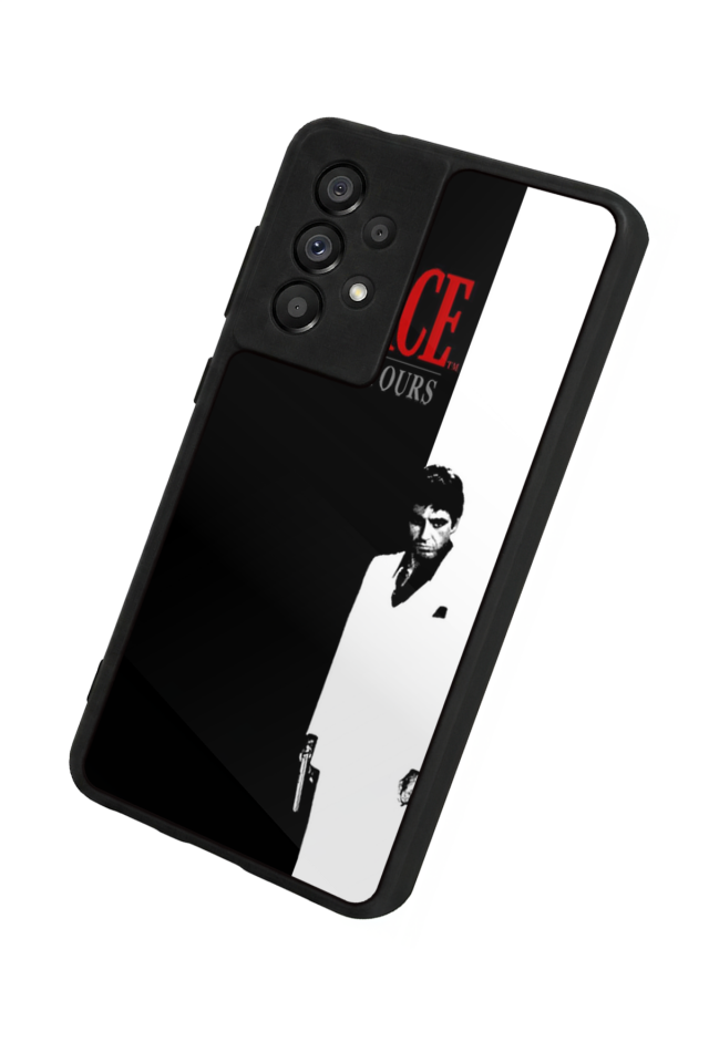 Samsung Galaxy A73 Uyumlu Scarface Tasarımlı Glossy Premium Kılıf