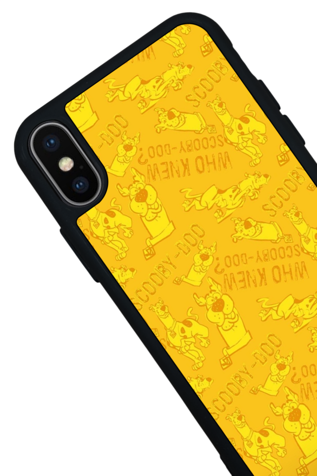 iPhone X/ XS Uyumlu Scooby Doo Tasarımlı Glossy Premium Kılıf