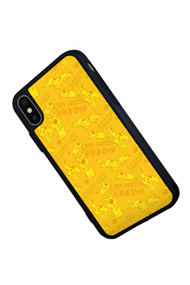 iPhone X/ XS Uyumlu Scooby Doo Tasarımlı Glossy Premium Kılıf