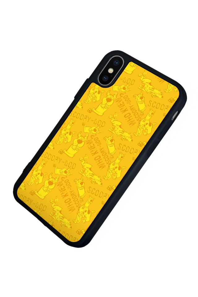 iPhone X/ XS Uyumlu Scooby Doo Tasarımlı Glossy Premium Kılıf