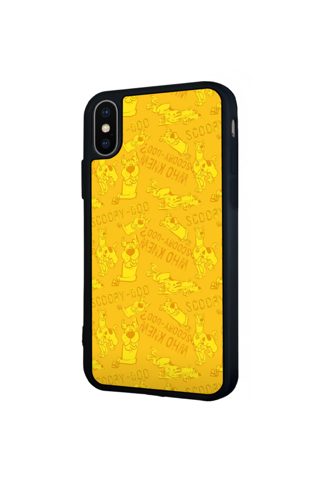 iPhone X/ XS Uyumlu Scooby Doo Tasarımlı Glossy Premium Kılıf