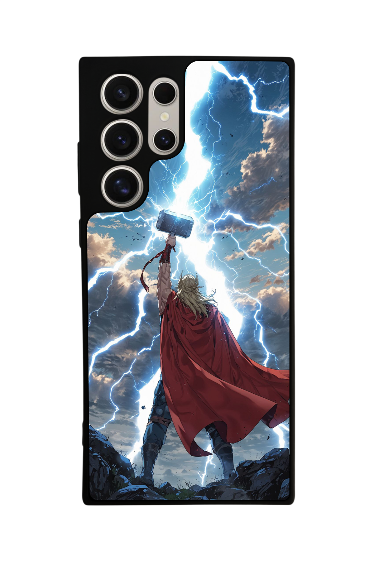Samsung Galaxy S24 Ultra Uyumlu Thor Tasarımlı Glossy Premium Kılıf