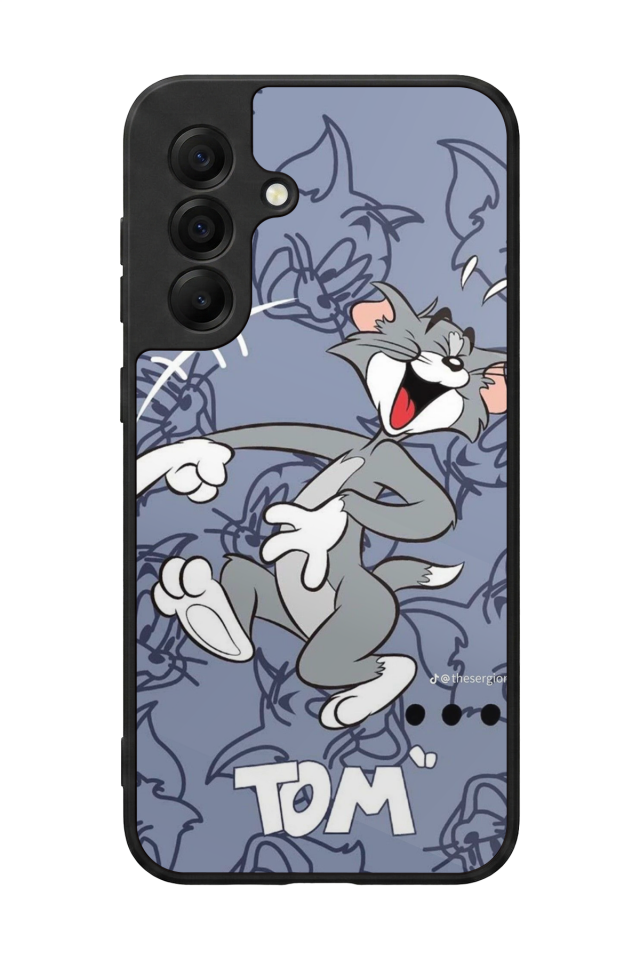 Samsung Galaxy A17 Uyumlu Tom And Jerry Tasarımlı Glossy Premium Kılıf