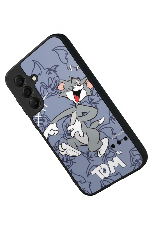 Samsung Galaxy A17 Uyumlu Tom And Jerry Tasarımlı Glossy Premium Kılıf