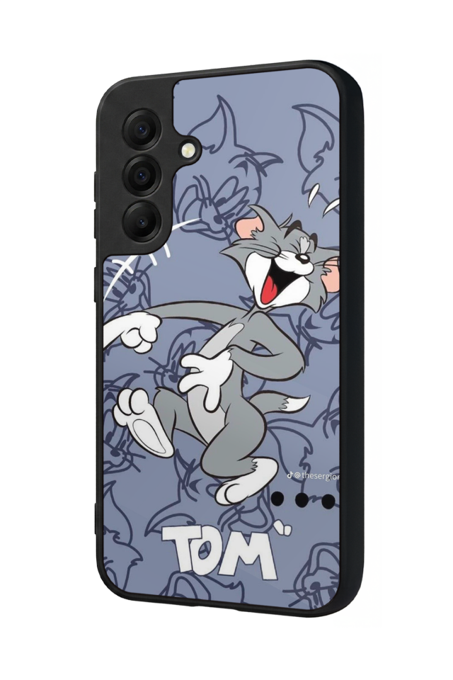 Samsung Galaxy A17 Uyumlu Tom And Jerry Tasarımlı Glossy Premium Kılıf
