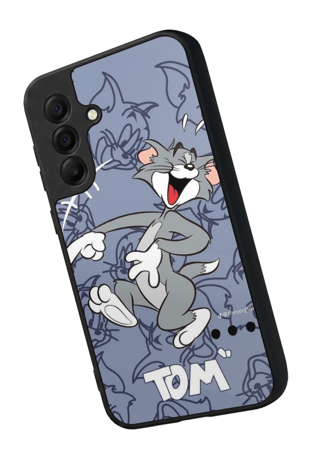 Samsung Galaxy A17 Uyumlu Tom And Jerry Tasarımlı Glossy Premium Kılıf