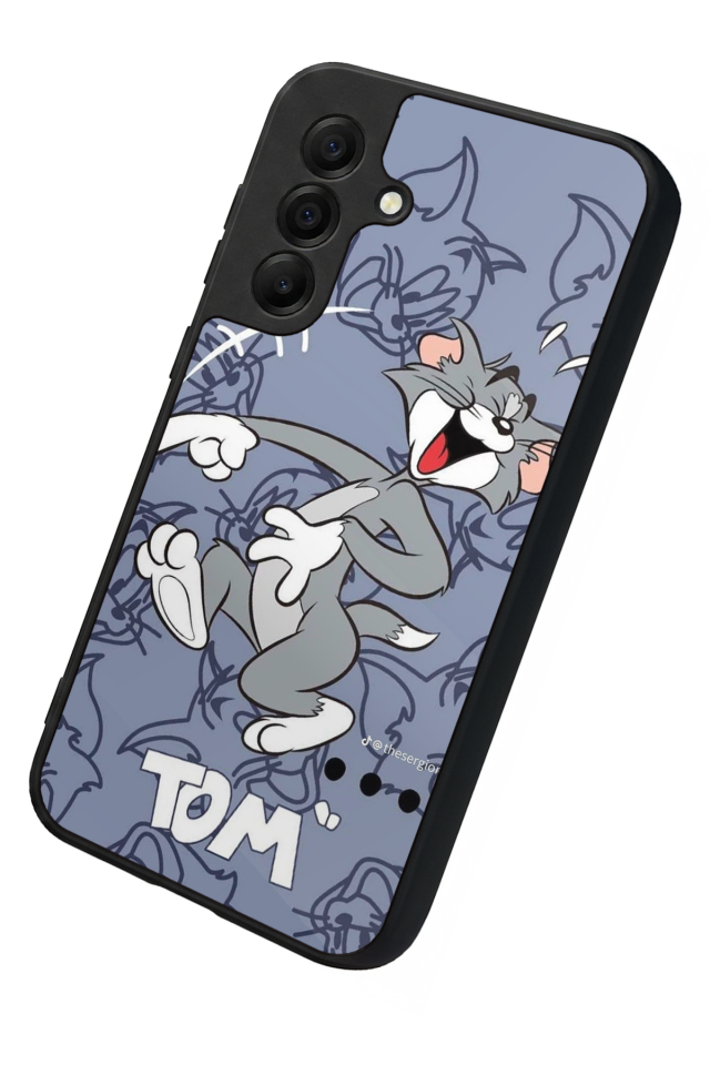 Samsung Galaxy A17 Uyumlu Tom And Jerry Tasarımlı Glossy Premium Kılıf
