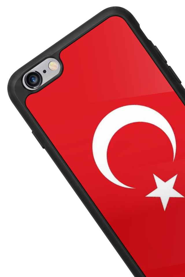iPhone 6 Plus Uyumlu Türk Bayragi Tasarımlı Glossy Premium Kılıf