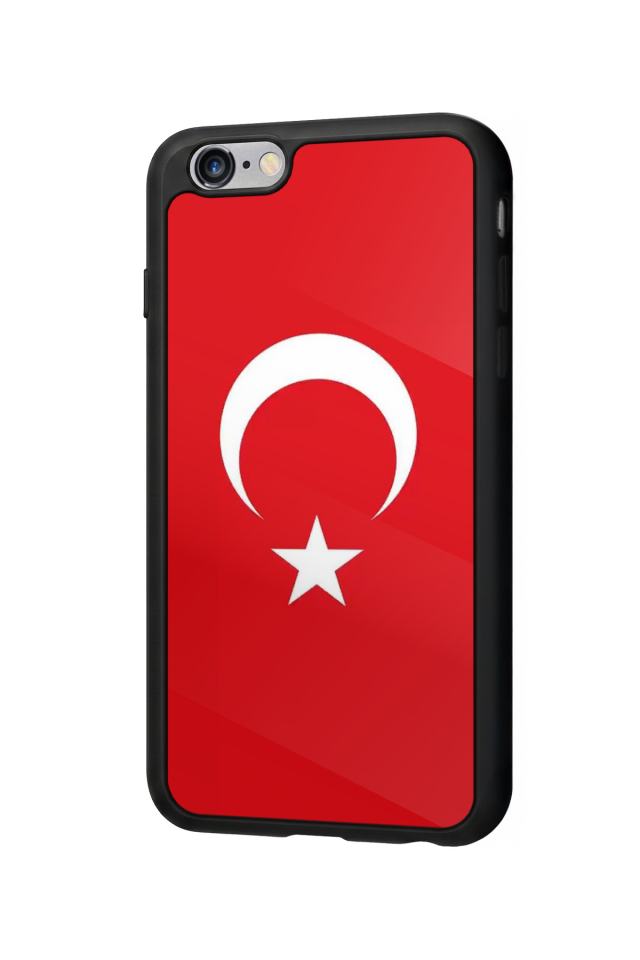 iPhone 6 Plus Uyumlu Türk Bayragi Tasarımlı Glossy Premium Kılıf