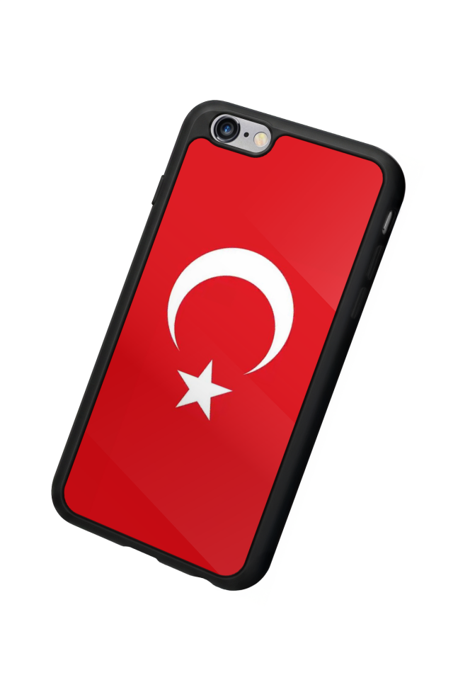 iPhone 6 Plus Uyumlu Türk Bayragi Tasarımlı Glossy Premium Kılıf