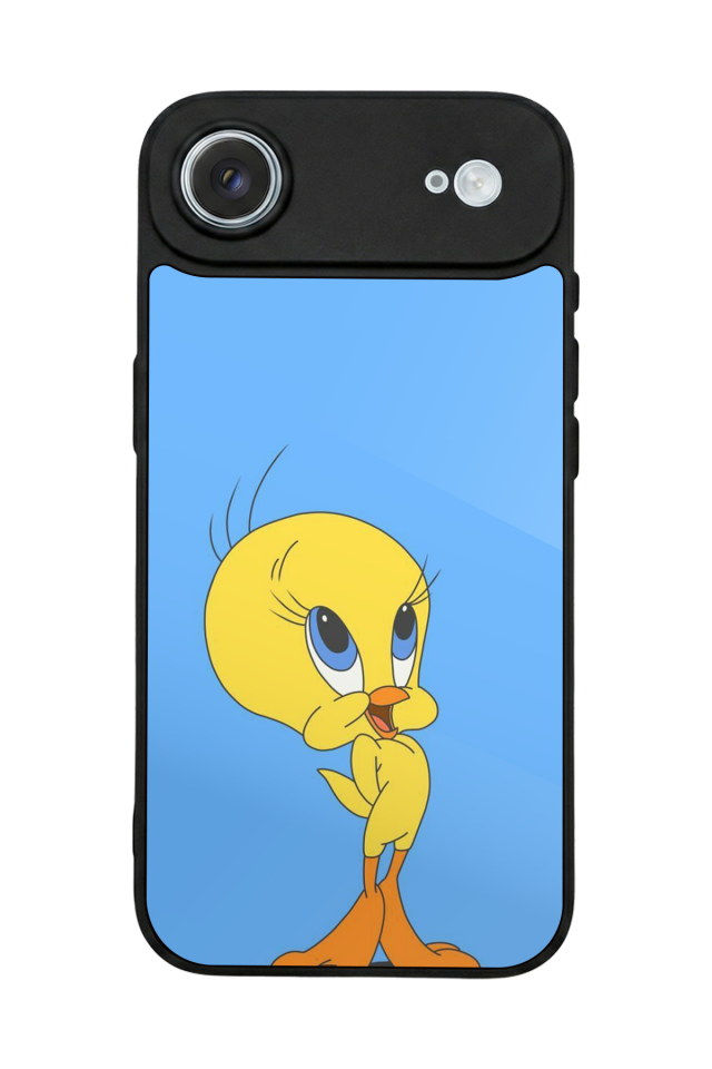 iPhone 17 Air Uyumlu Tweety Tasarımlı Glossy Premium Kılıf