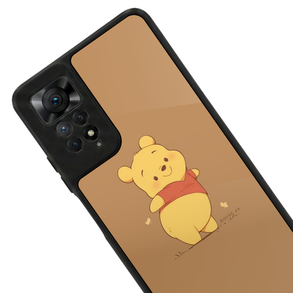 Xiaomi Redmi Note 11 Pro Uyumlu Winnie Tasarımlı Glossy Premium Kılıf