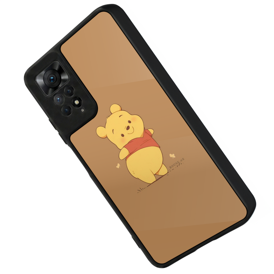 Xiaomi Redmi Note 11 Pro Uyumlu Winnie Tasarımlı Glossy Premium Kılıf