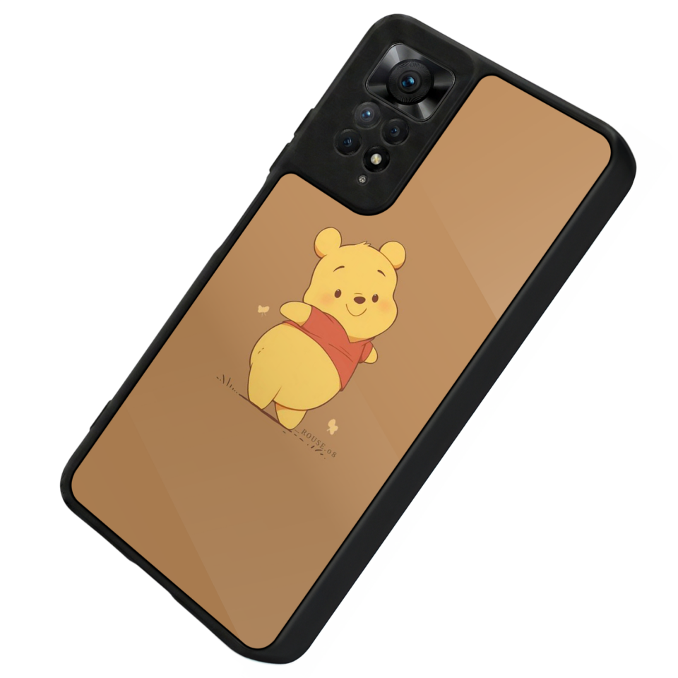 Xiaomi Redmi Note 11 Pro Uyumlu Winnie Tasarımlı Glossy Premium Kılıf