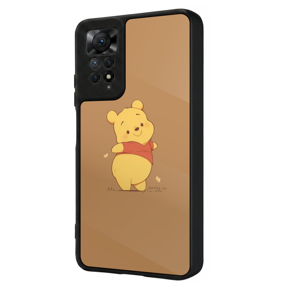 Xiaomi Redmi Note 11 Pro Uyumlu Winnie Tasarımlı Glossy Premium Kılıf