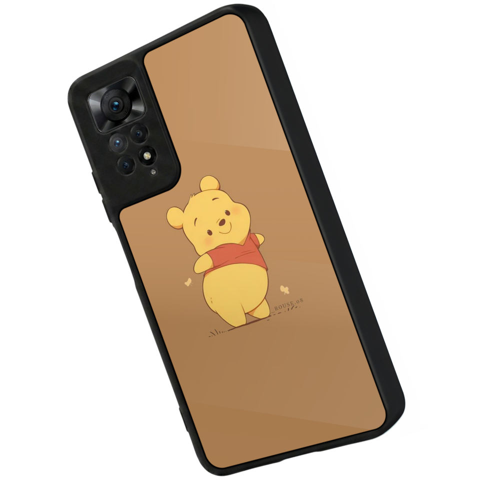 Xiaomi Redmi Note 11 Pro Uyumlu Winnie Tasarımlı Glossy Premium Kılıf