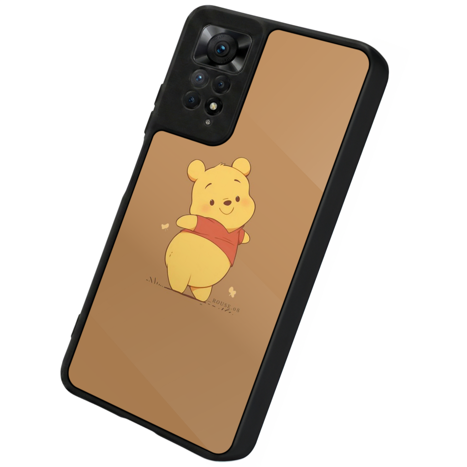Xiaomi Redmi Note 11 Pro Uyumlu Winnie Tasarımlı Glossy Premium Kılıf