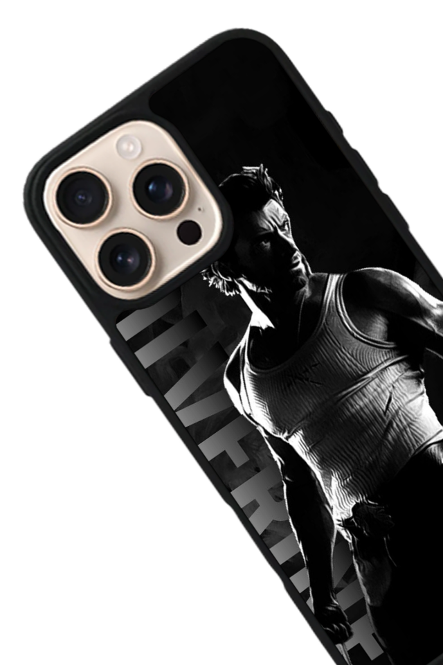 iPhone 16 Pro Max Uyumlu Wolverine Tasarımlı Glossy Premium Kılıf