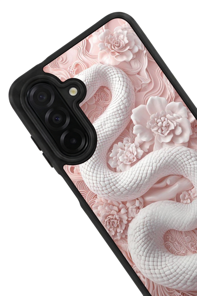 Samsung Galaxy A56 Uyumlu Yılan Tasarımlı Glossy Premium Kılıf